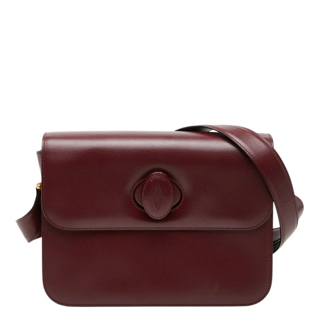 CARTIER MUST LINE CROSSBODY SHOULDER BAG, WINE RED: Cartier Must Line Crossbody Shoulder Bag, Wine Red Brand: Cartier Type/Style: Shoulder bag Material: Leather Color: Bordeaux, Wine red Size: (HxWxD) 19cm x 25cm x 7cm / 7.48'' x 9.84'' x 2.75''
