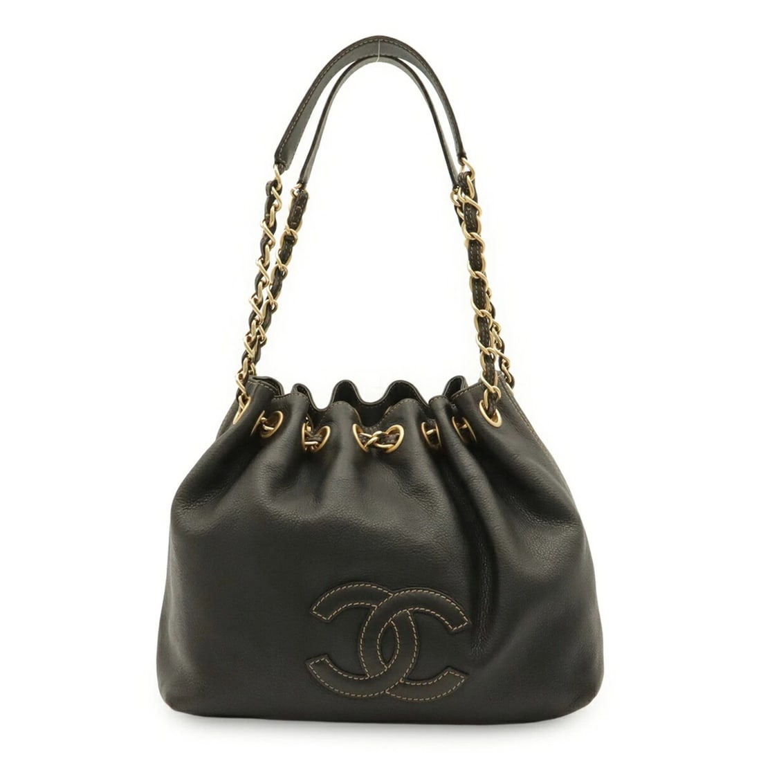 CHANEL COCO MARK CHAIN SHOULDER BAG - 2