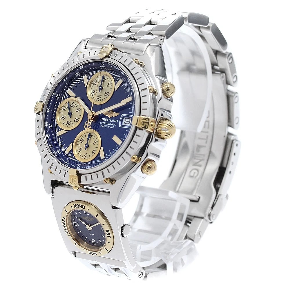 BREITLING CHRONOM DATE NAVY AUTOMATIC WATCH - 2