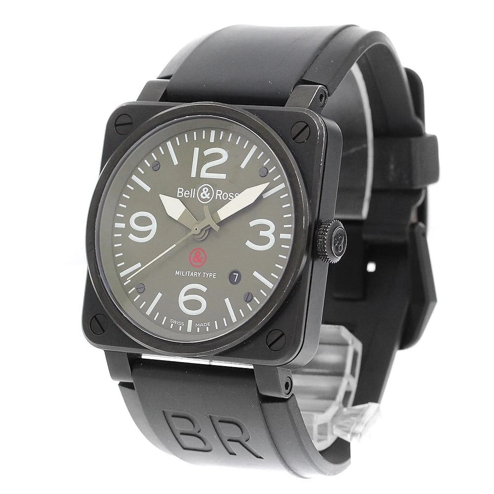 BELL?ROSS DATE KHAKI AUTOMATIC WATCH - 2