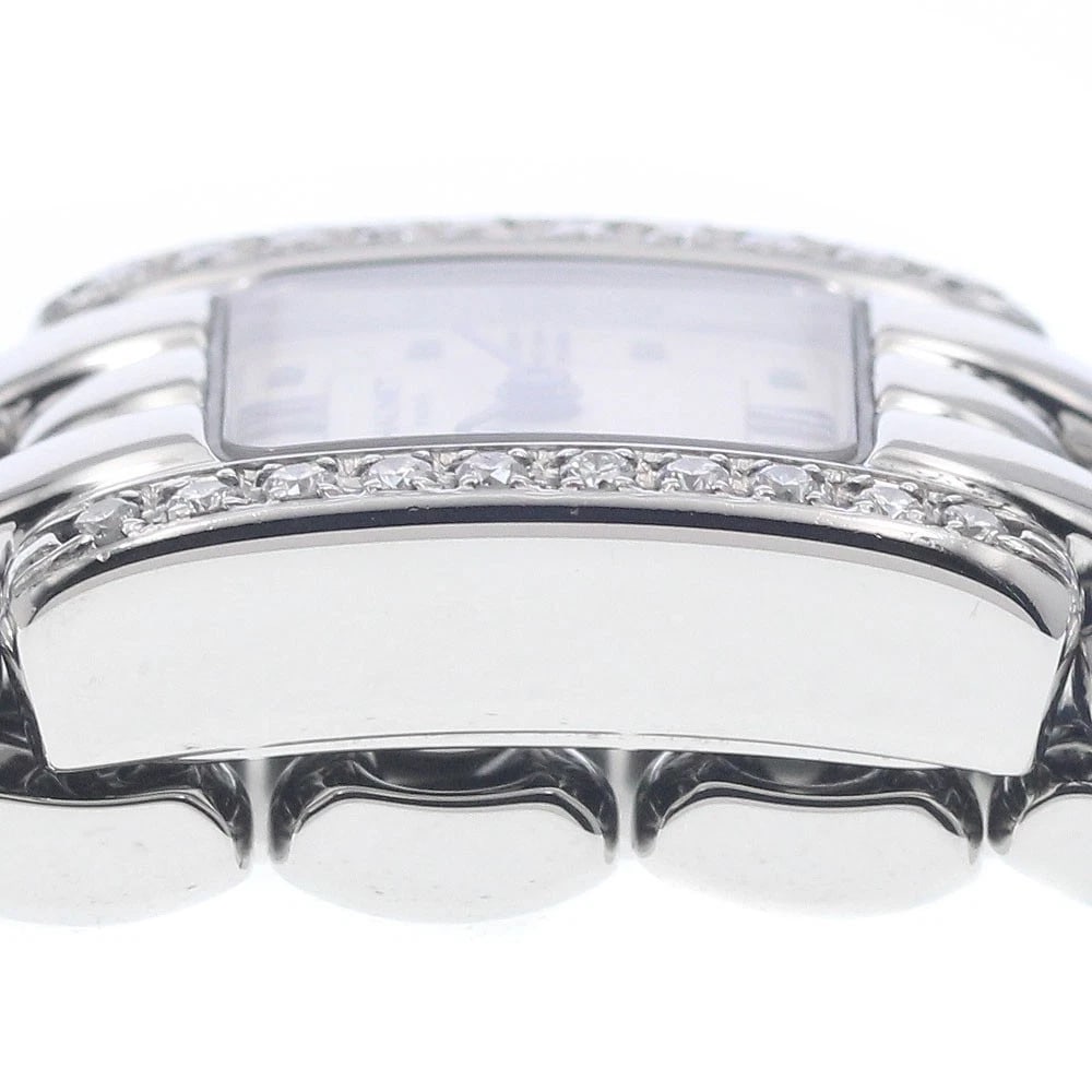 CHAUMET DIAMOND BEZEL BEIGE QUARTZ WATCH - 5