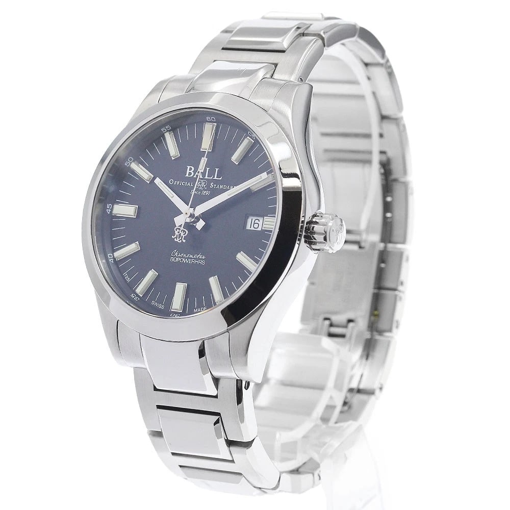 BALLWATCH ENGINEER BLACK AUTOMATIC WATCH - 2