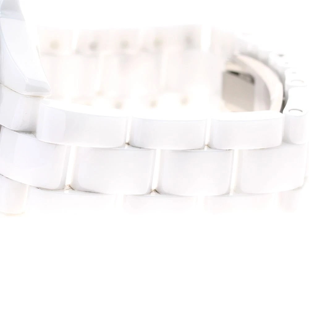 CHANEL J12 WHITE CERAMIC AUTOMATIC WATCH - 5