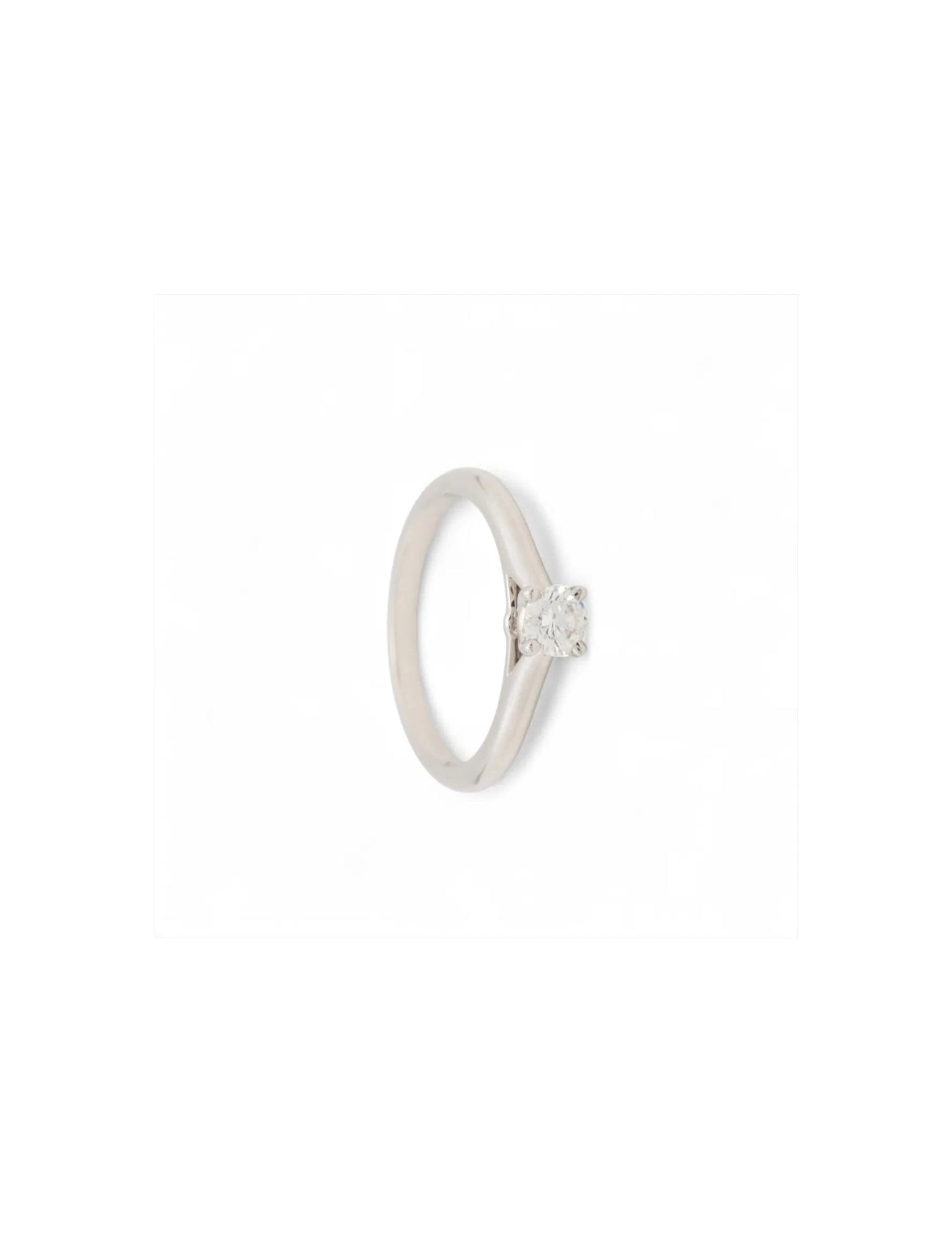 CARTIER SOLITAIRE DIAMOND RING PT950 - 2