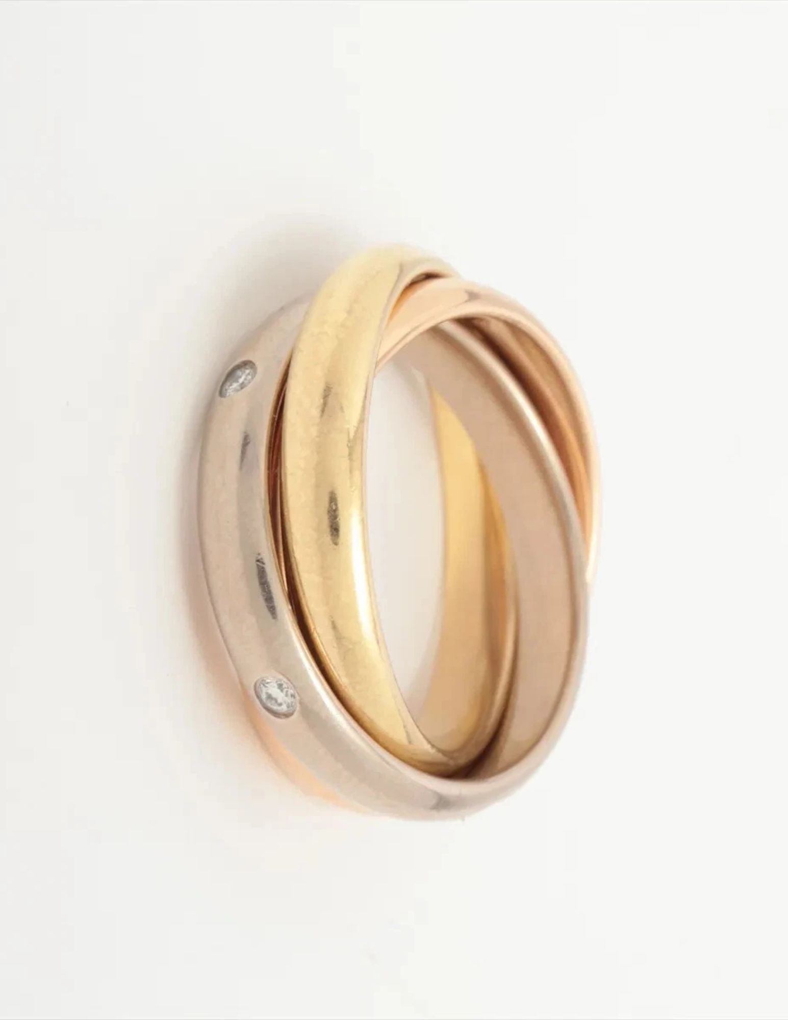 CARTIER TRINITY DIAMOND RING 750 - 2