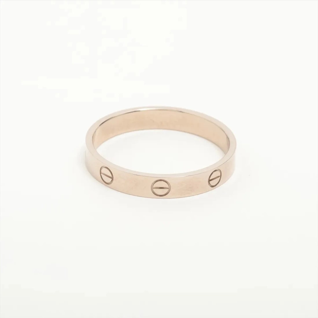 CARTIER MINI LOVE RING 750(WG): Cartier Mini Love Ring 750(WG) Brand: Cartier Type/Style: Ring Material: 750(WG), Color: White Gold Size: 10.25 US Accessories: None Accessories Notice: When purchasing pre-owned goods, pl