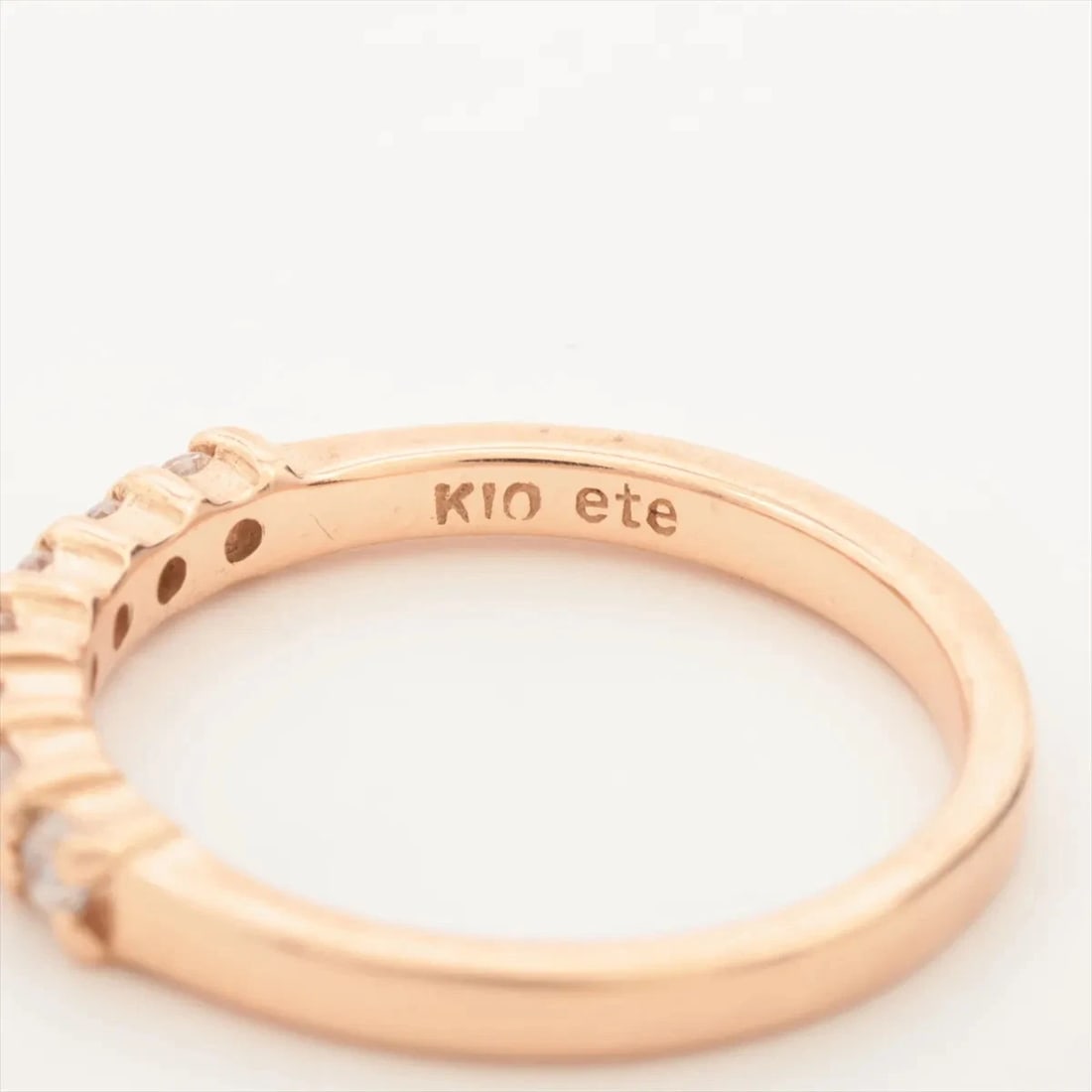 ETE COLORED STONE RING K10(PG) - 3