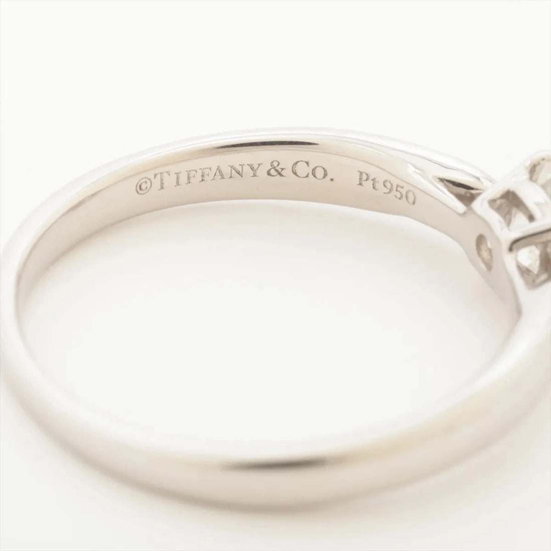 TIFFANY SOLITAIRE DIAMOND RING PT950 - 2