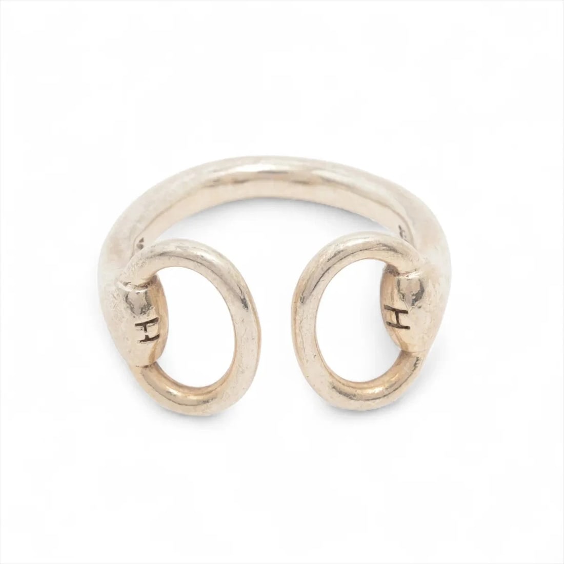 HERMES NAUSICAA RING 925 SILVER: Hermes Nausicaa Ring 925 Silver Brand: Hermes Type/Style: Ring Material: 925, Color: Silver Size: 6 US Accessories: None Accessories Notice: When purchasing pre-owned goods, please refer to the