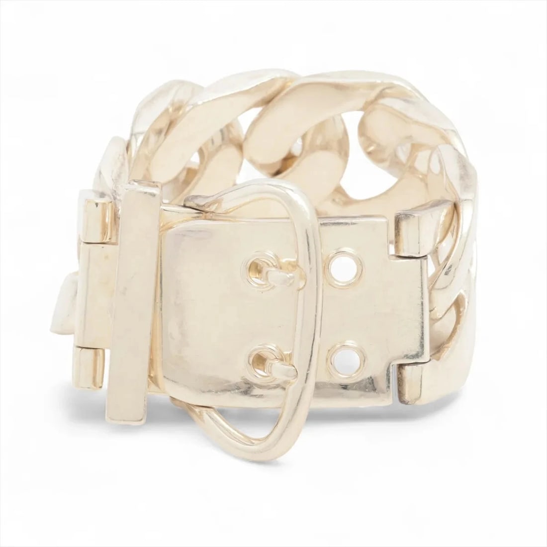 HERMES BOOKLE SERIE TGM BRACELET 925 SILVER: Hermes Bookle Serie TGM Bracelet 925 Silver Brand: Hermes Type/Style: Bracelet Material: 925, Color: Silver Size: Size(CM) Bracelet length:18.5 Accessories: None Accessories Notice: When p