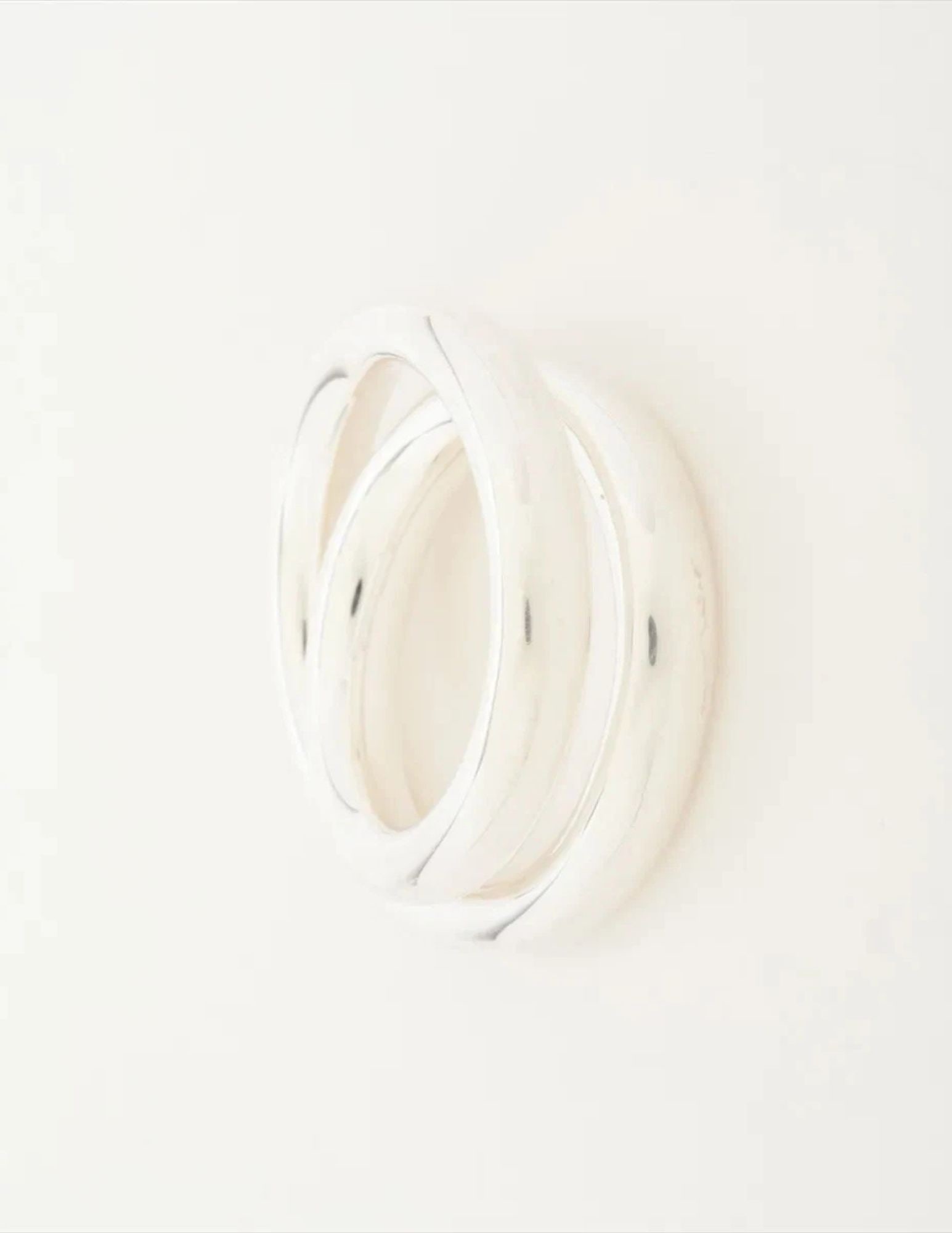 HERMES VERTIGES RING 925 SILVER: Hermes Vertiges Ring 925 Silver Brand: Hermes Type/Style: Ring Material: 925, Color: Silver Size: 5.5 - 5.75 US Accessories: None Accessories Notice: When purchasing pre-owned goods, please refer to