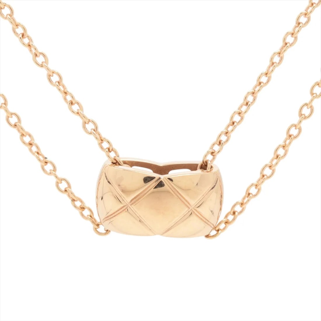 CHANEL COCO CRUSH NECKLACE 750(BG): Chanel Coco Crush Necklace 750(BG) Brand: Chanel Type/Style: Necklace Material: 750(BG), Color: BG Size: Size(CM) Chain length:40 Accessories: None Accessories Notice: When purchasing pre-owned