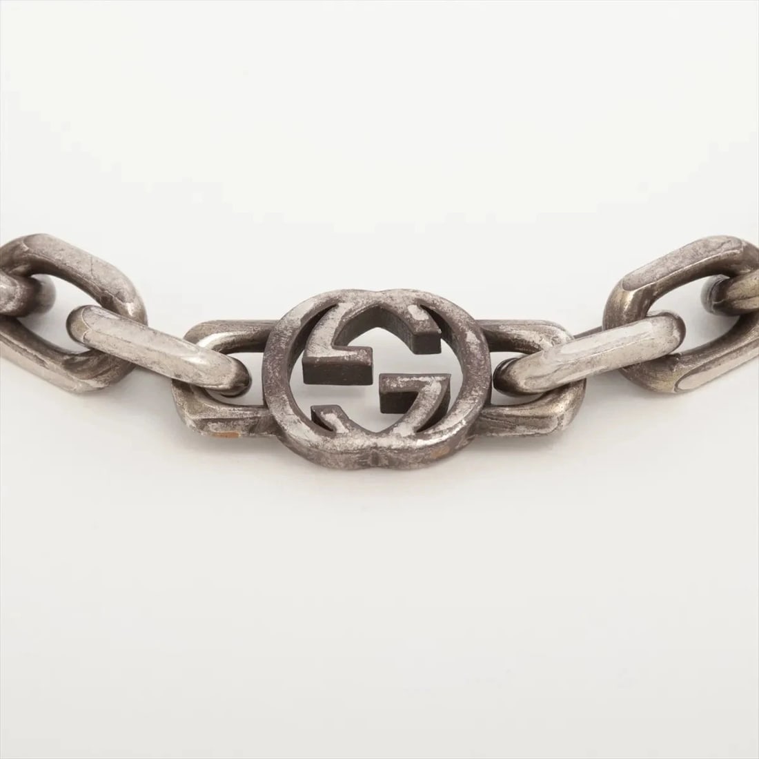 GUCCI INTERLOCKING BRACELET 925 SILVER - 2