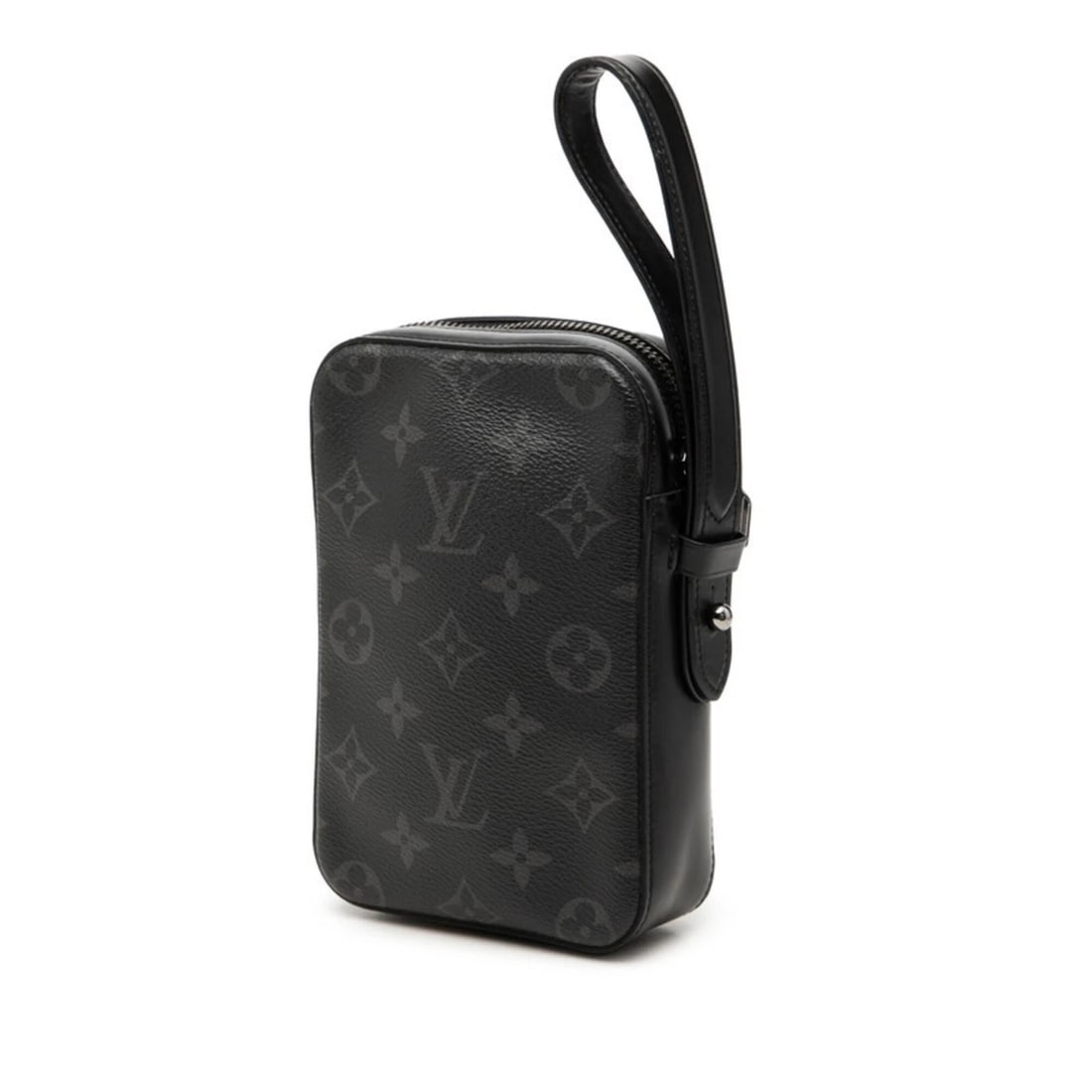 LOUIS VUITTON MONOGRAM ECLIPSE BOX CLUTCH SECOND BAG HANDBAG - 2