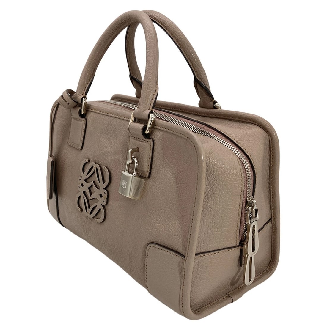 LOEWE 28 HANDBAG, LEATHER, SILVER HARDWARE - 3