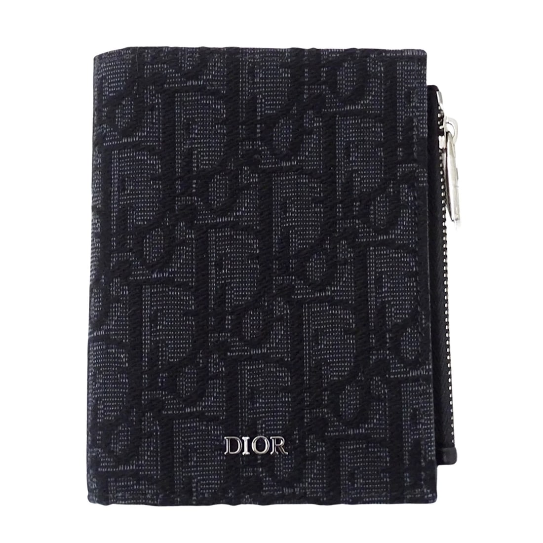 CHRISTIAN DIOR DIOR WOMEN'S WALLET, NAME: Christian Dior Dior women's wallet, name Brand: Christian Dior Type/Style: Wallet (bi-fold) Material: Jacquard Color: Black Size: (HxWxD) 12cm x 9cm x 2.5cm / 4.72'' x 3.54'' x 0.98'' Accessories: