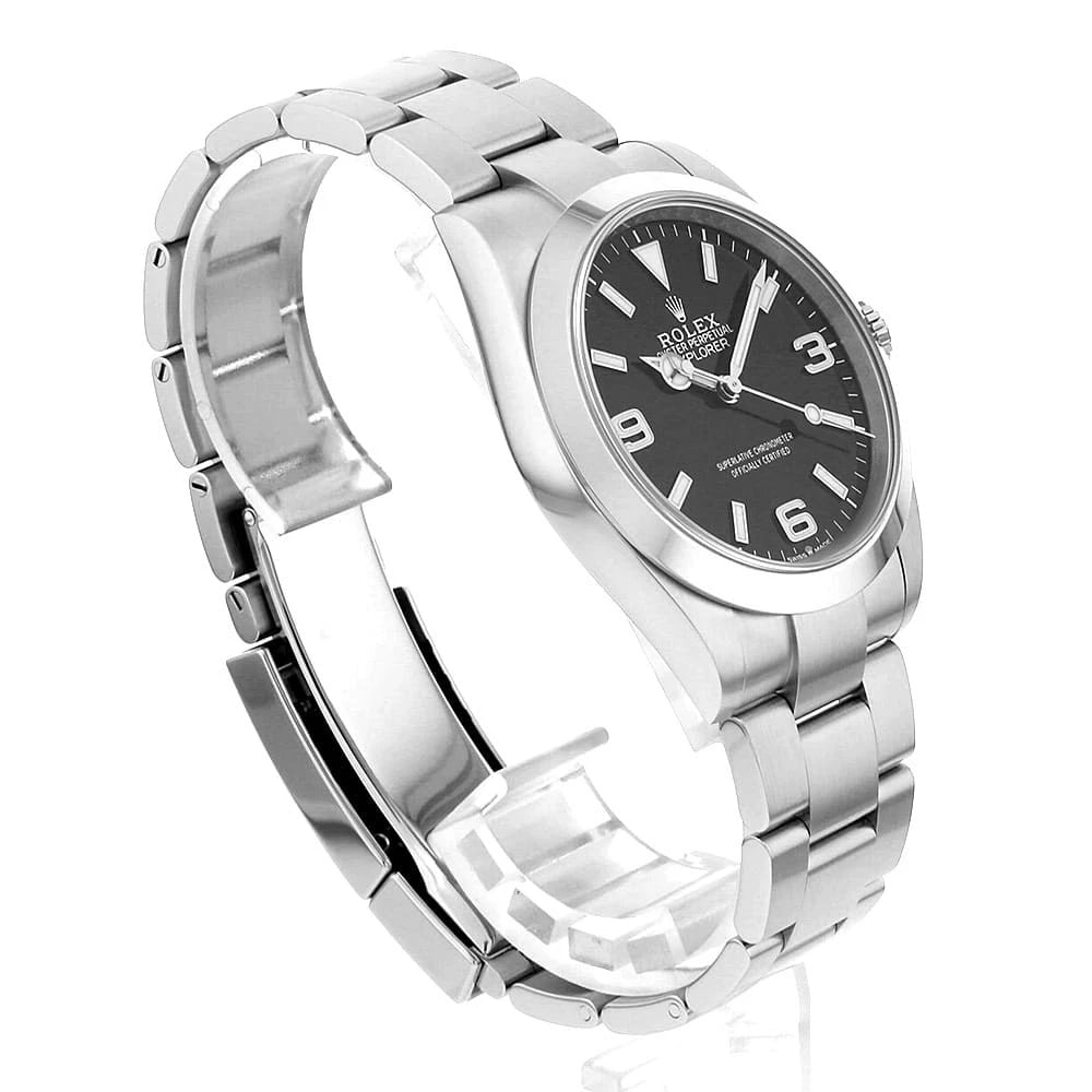 ROLEX EXPLORER BLACK WATCH - 3