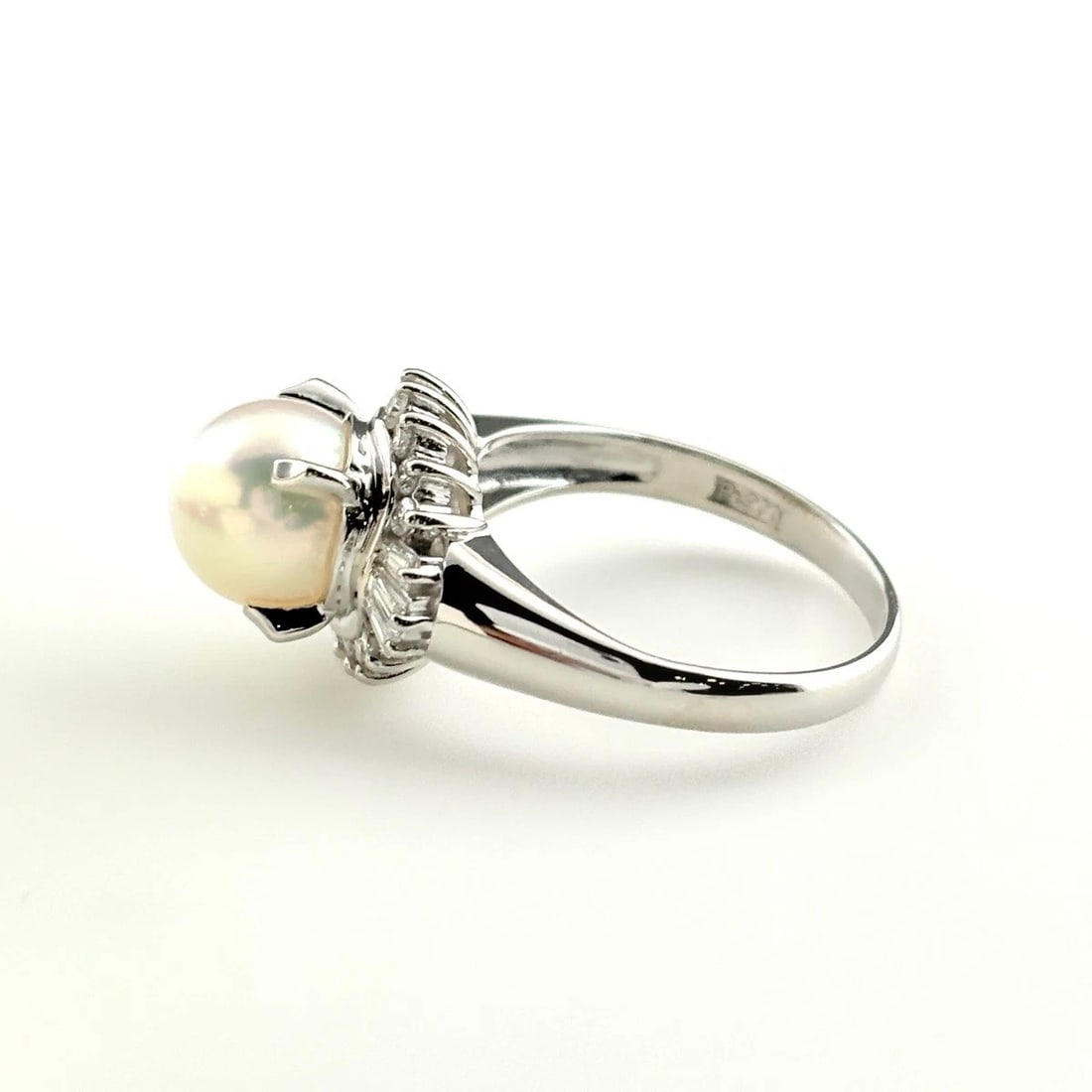 PEARL DESIGN RING PLATINUM - 3