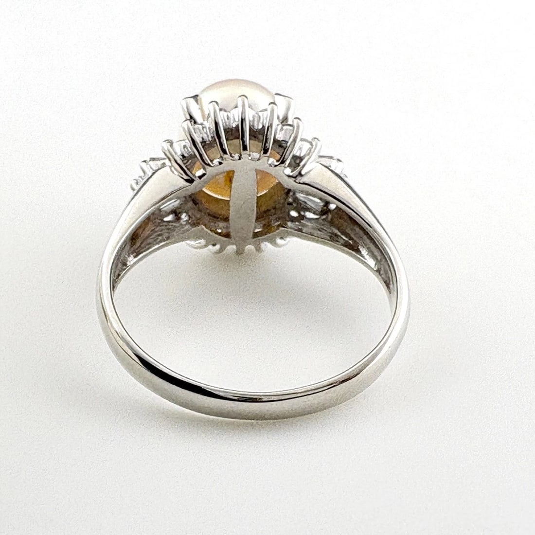 PEARL DESIGN RING PLATINUM - 4