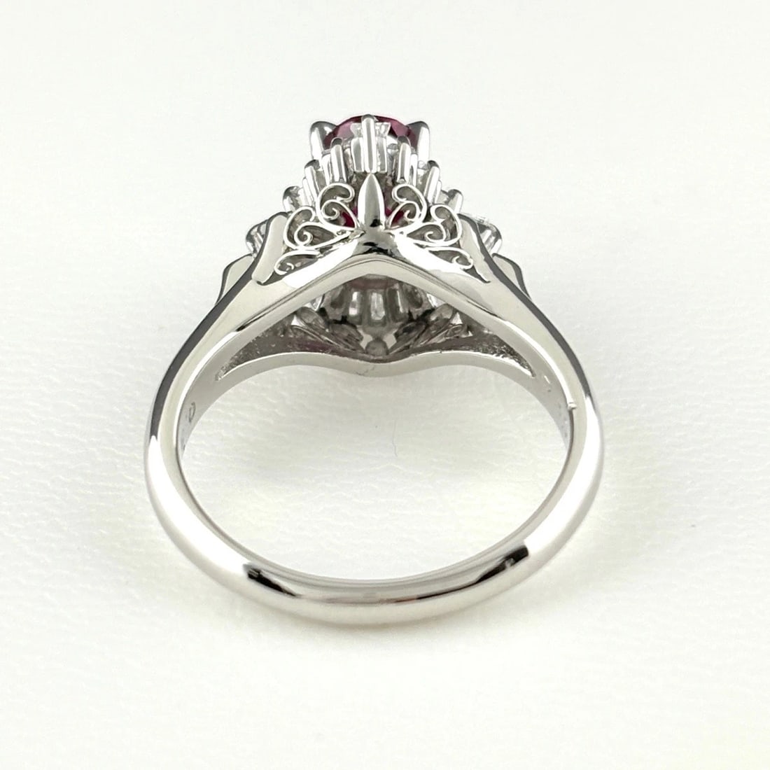 RUBY DESIGN RING PLATINUM - 3
