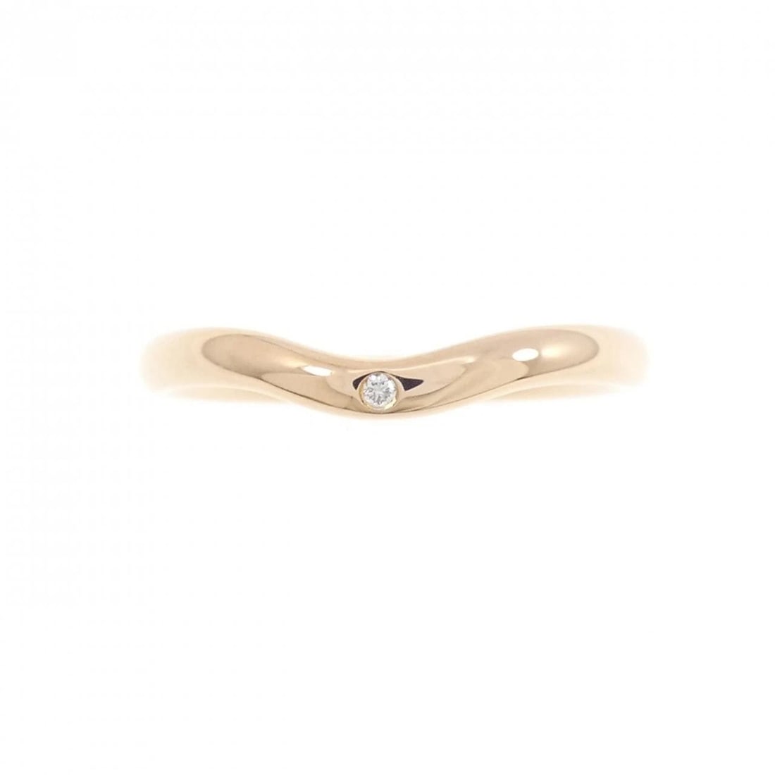 TIFFANY & CO. BAND RING: TIFFANY & Co. Band Ring Brand: TIFFANY&Co. Type/Style: TIFFANY & Co. Ring Material: 750 Pink Gold, Main Stone Natural Color: pink gold Size: US 6 1/4 Accessories: None Accessories Notice: When