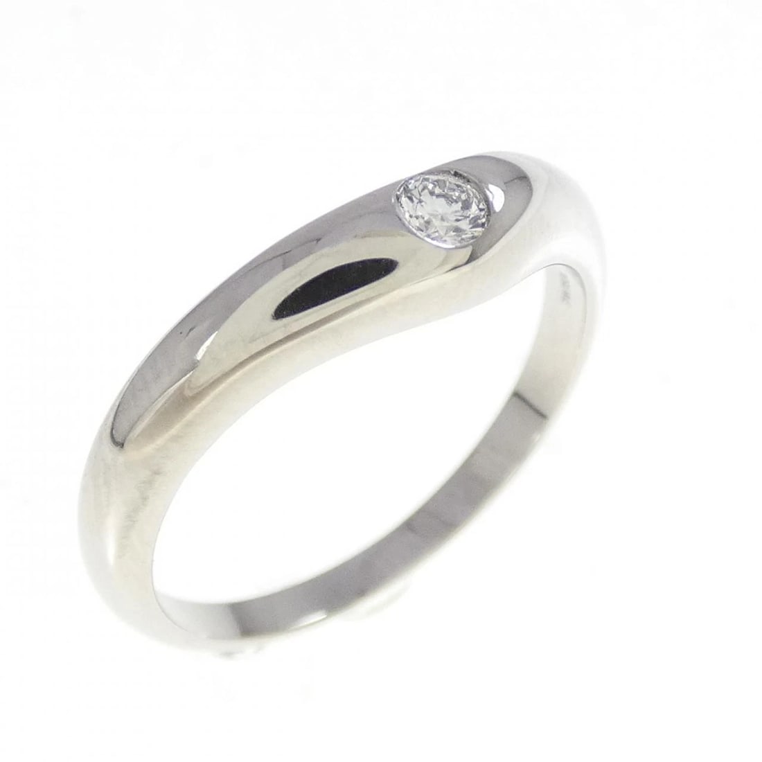 BVLGARI DIAMOND RING: Bvlgari Diamond Ring Brand: BVLGARI Type/Style: Bulgari Ring Material: Platinum950, Main Stone Natural Color: Silver Size: US 5.25 Accessories: None Accessories Notice: When purchasing pre-owned