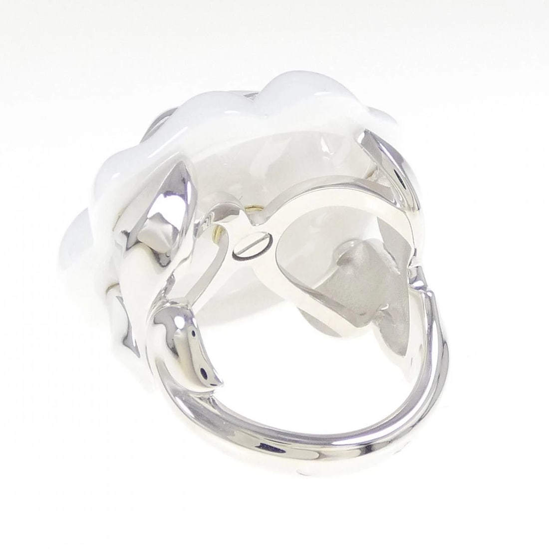 CHANEL CAMELLIA LARGE RING - 3