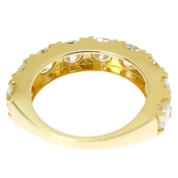 K18YG DIAMOND RING - 2