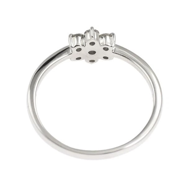 PT900 DIAMOND RING FLOWER - 2