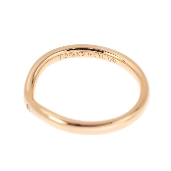TIFFANY K18PG DIAMOND RING - 2