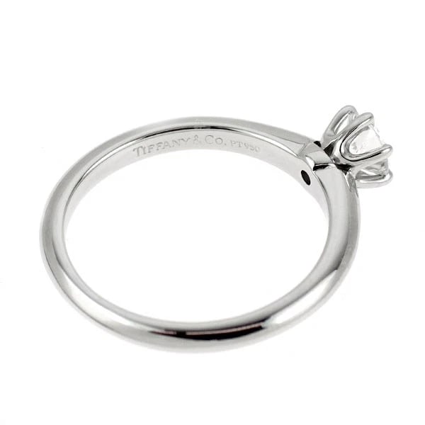 TIFFANY PT950 DIAMOND RING - 2