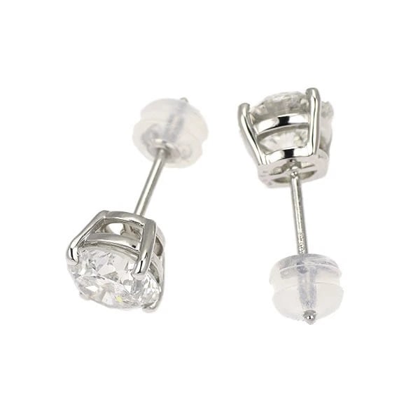 PT900 DIAMOND EARRINGS - 2