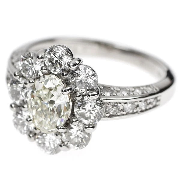 PT900 OVAL DIAMOND RING - 2