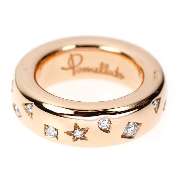 POMELATO K18PG DIAMOND RING - 2