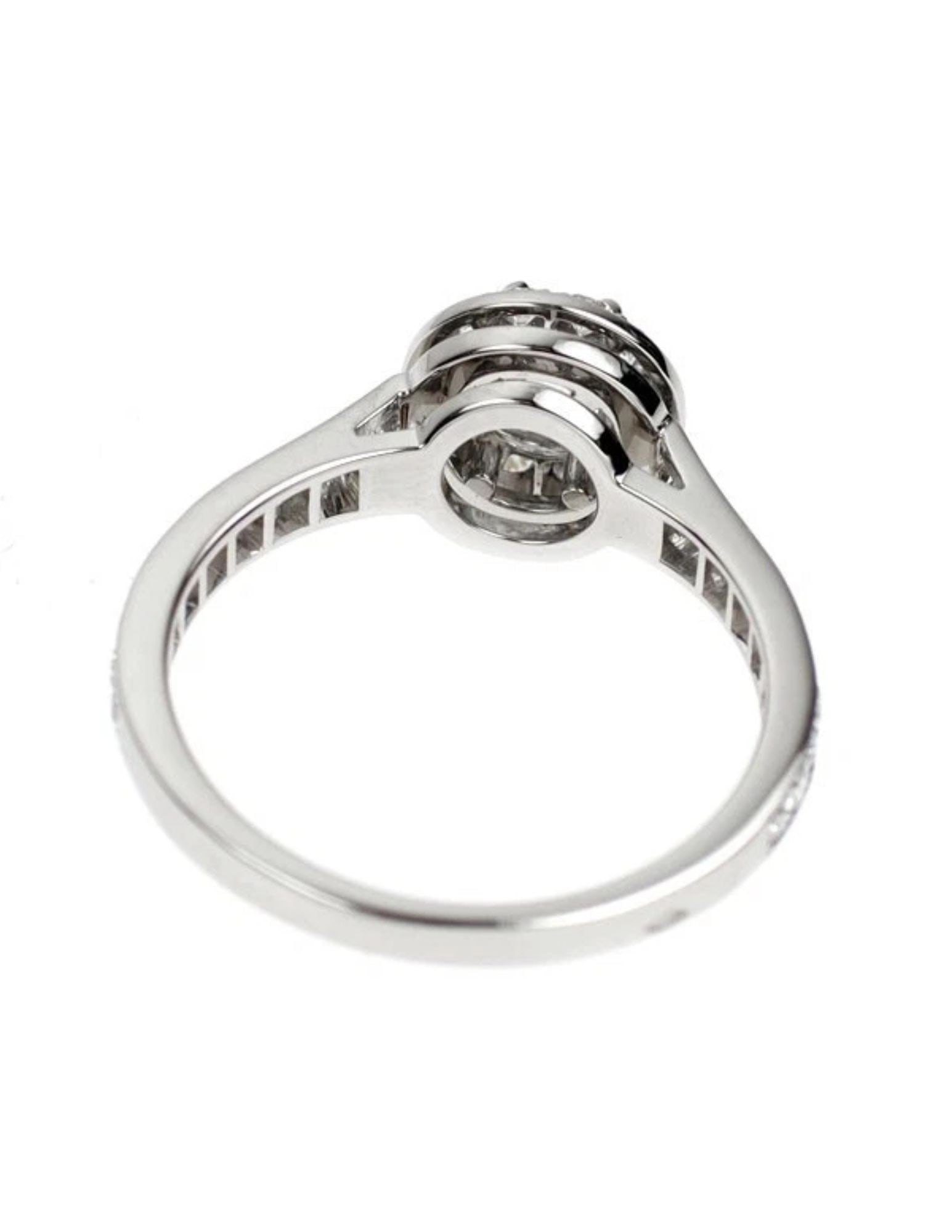 VAN CLEEF & ARPELS PT950 DIAMOND RING - 2