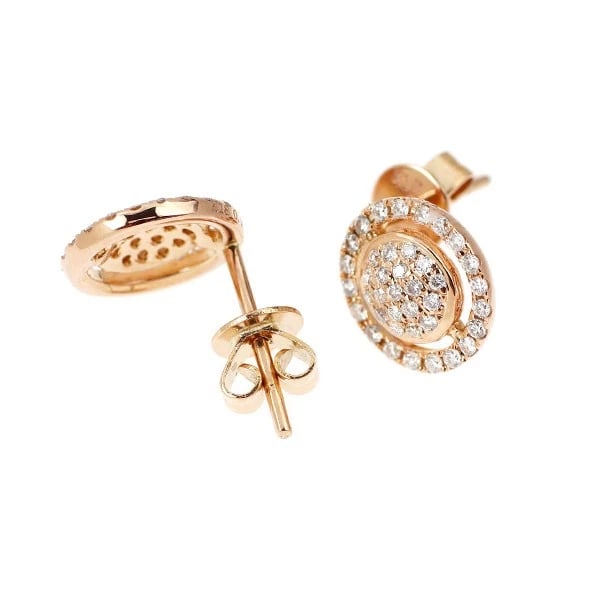 K18PG DIAMOND EARRING - 2