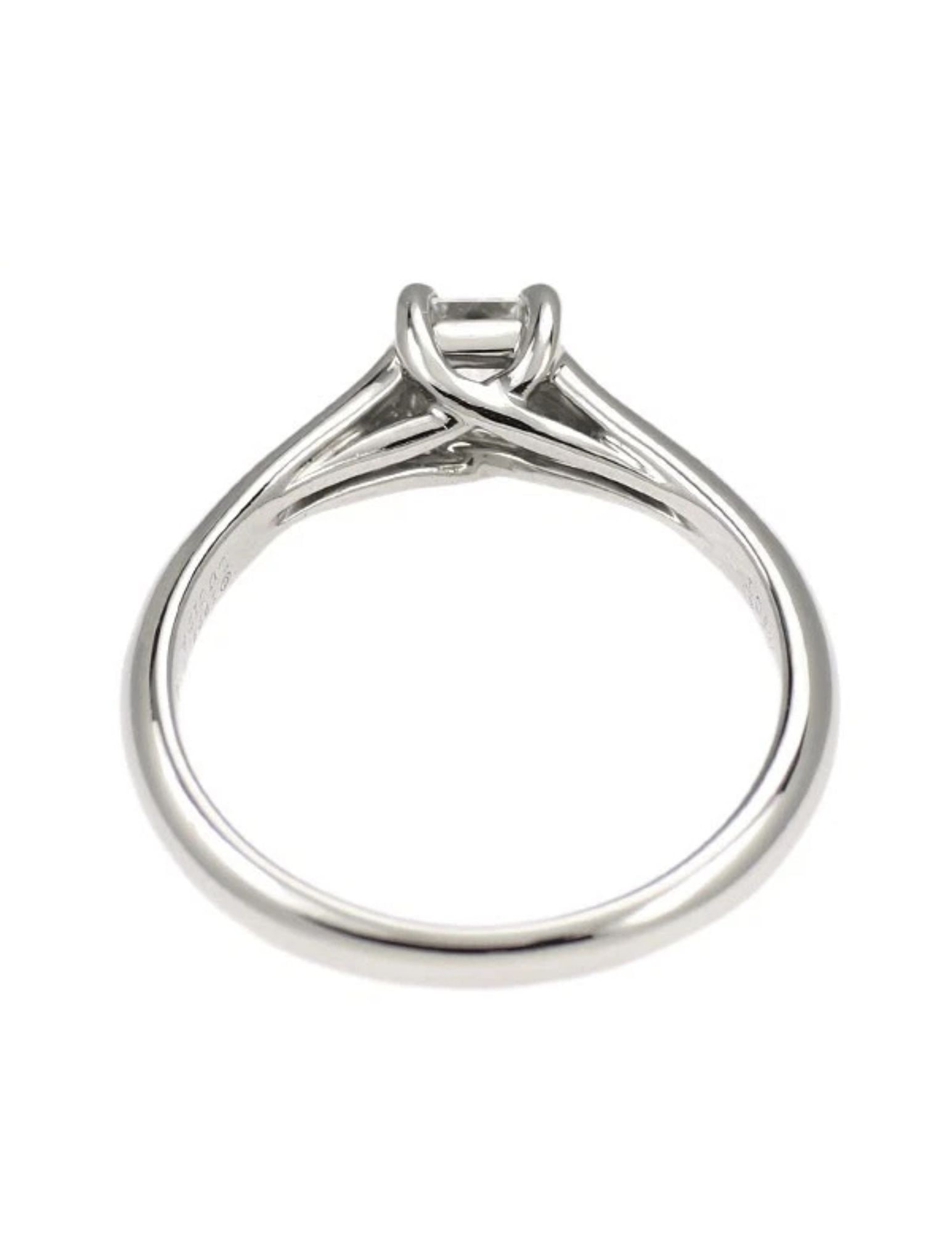 TIFFANY PT950 DIAMOND RING - 2