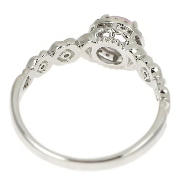 PT900 KUNZITE DIAMOND RING - 2
