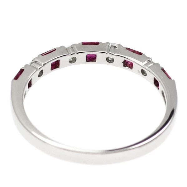 PT900 RUBY DIAMOND RING - 2
