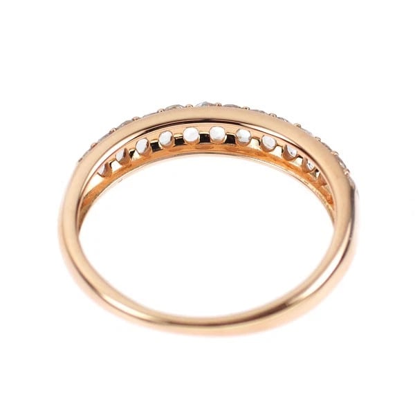 K18PG ROSE CUT DIAMOND RING - 2