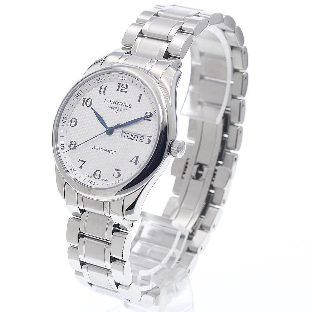 LONGINES MASTER COLLECTION DATE SILVER AUTOMATIC WATCH - 2