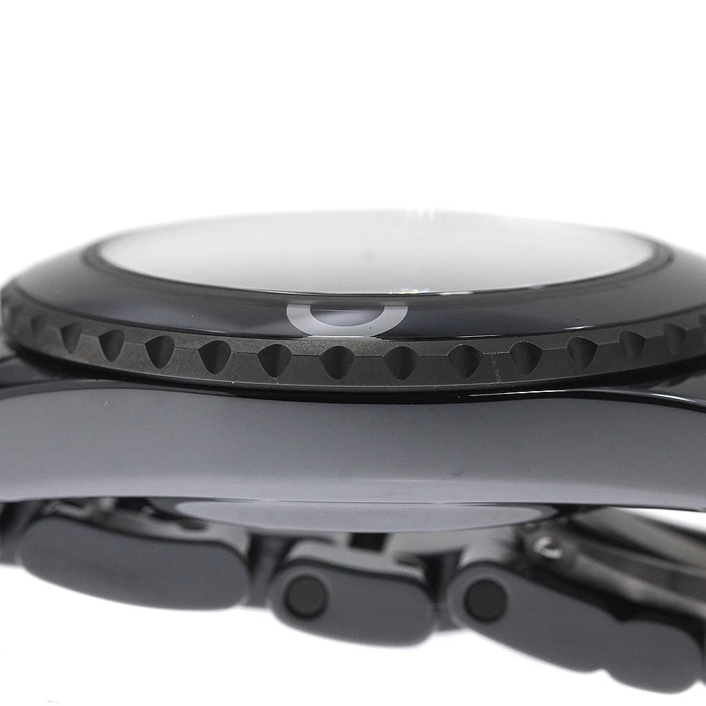 CHANEL J12 BLACK AUTOMATIC WATCH - 4