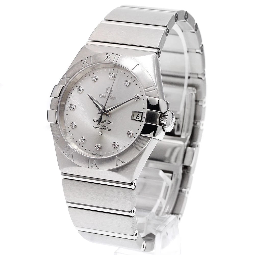 OMEGA CONSTELLATION SILVER AUTOMATIC WATCH - 2