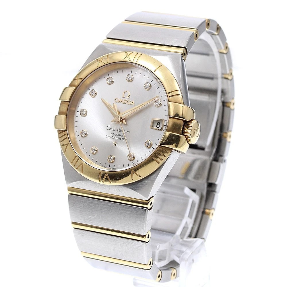 OMEGA CONSTELLATION DATE DIAMOND AUTOMATIC WATCH - 2