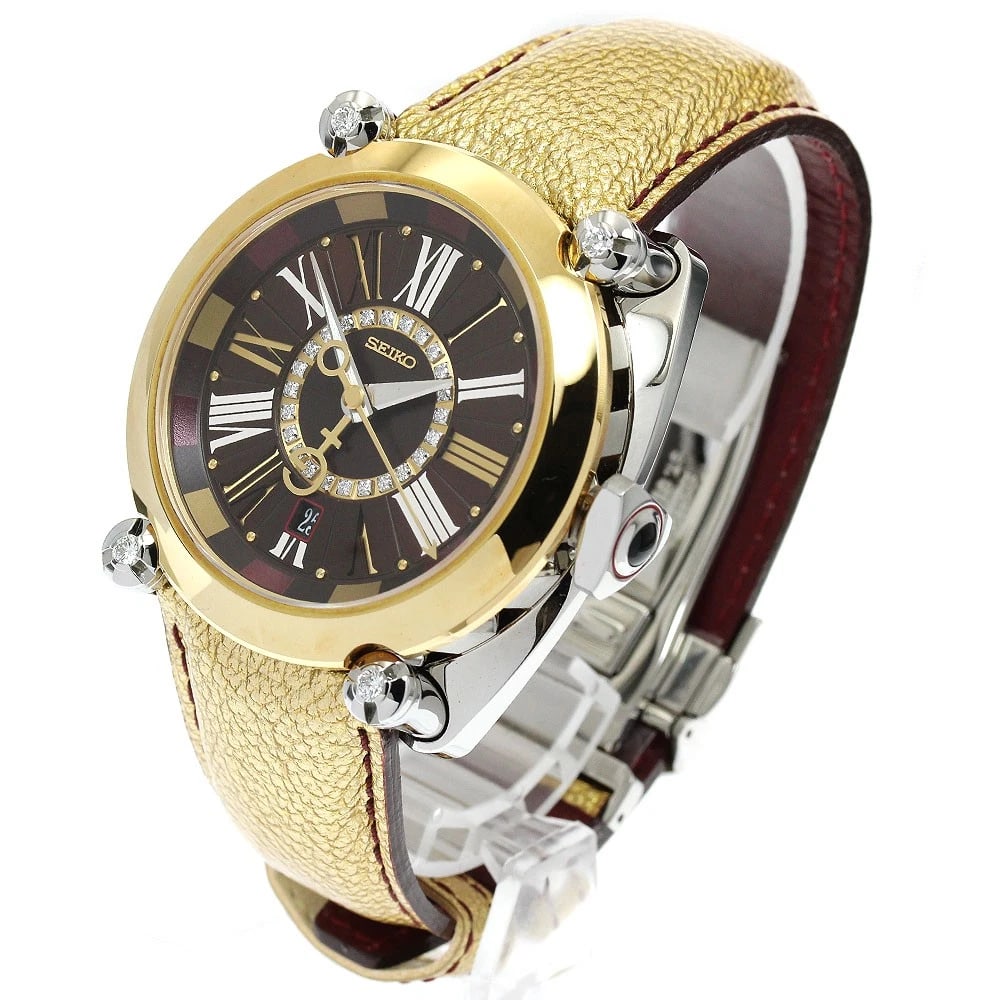 SEIKO DATE BROWN AUTOMATIC WATCH - 2