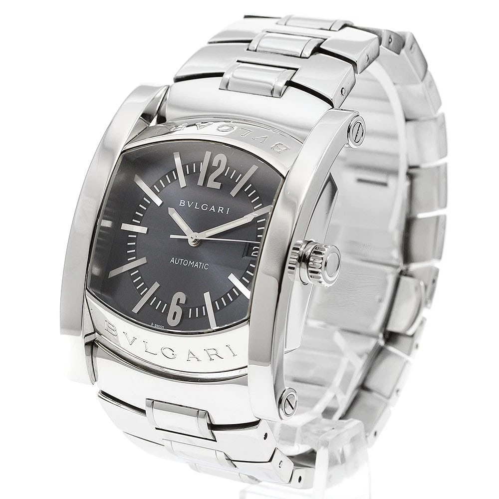BVLGARI ASSIOMA DATE GRAY AUTOMATIC WATCH - 2
