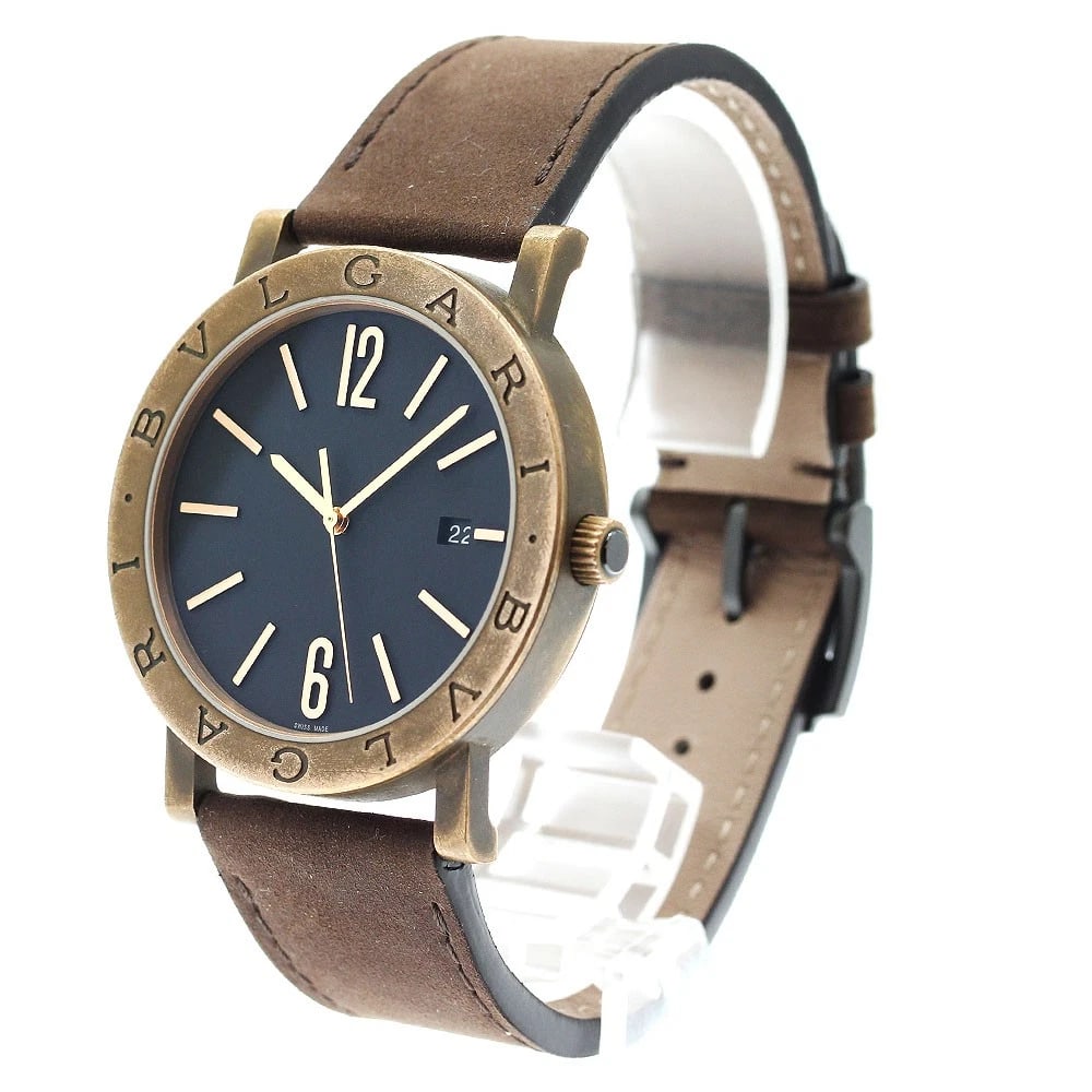 BVLGARI BLACK AUTOMATIC WATCH - 2