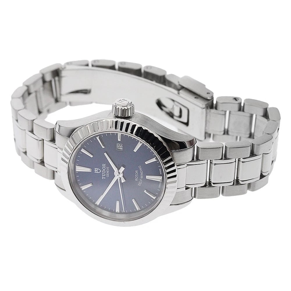 TUDOR STYLE DATE NAVY AUTOMATIC WATCH - 2