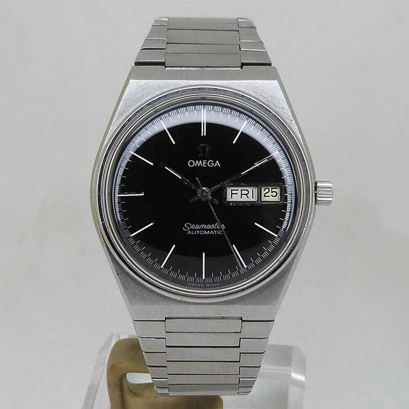 OMEGA SEAMASTER AUTOMATIC BLACK WATCH - 2