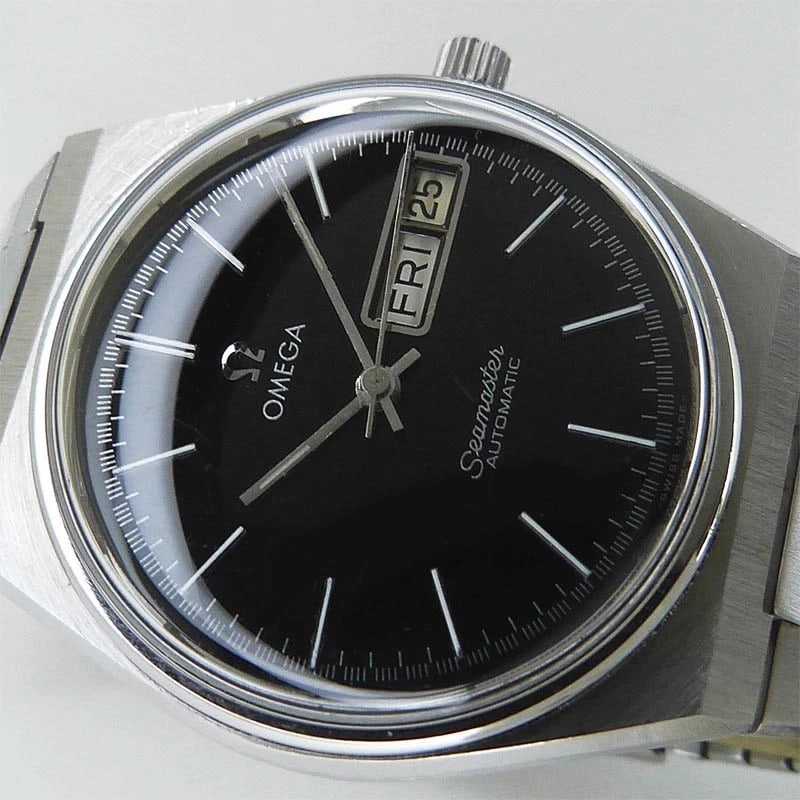 OMEGA SEAMASTER AUTOMATIC BLACK WATCH - 4